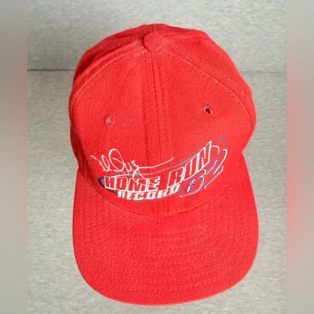Vintage 1998 New Era Mark‎ McGwire St. Louis Home Run Record 62 Snapback Cap